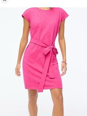 J. Crew Fuchsia Midi Dress